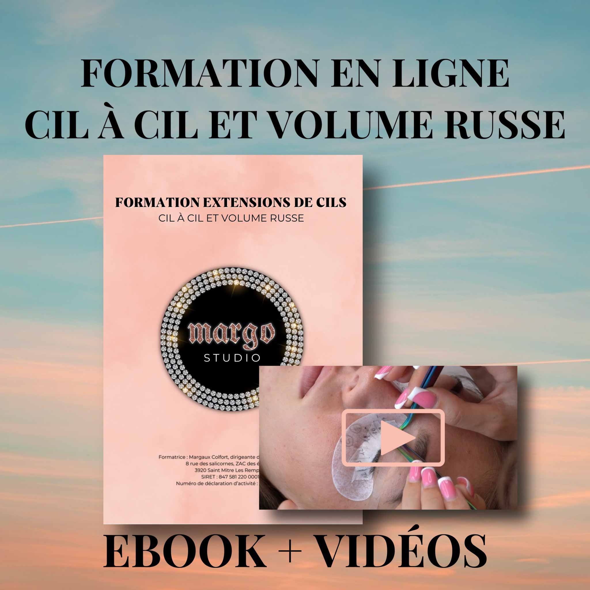 Ebook Cil à Cil + Volume Russe + Volume Mixte + Volume Extrême