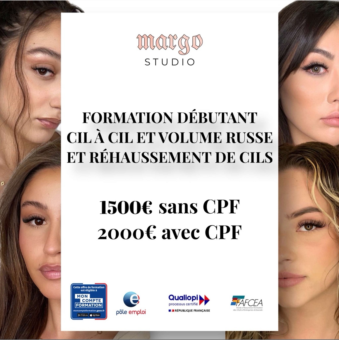 Formation débutante Cils à Cils, Volume Russe & Réhaussement de cils